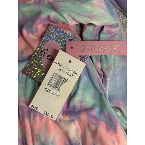 NEW Freestyle Revolution Girls 2-Pack Dresses unicorns/headband 24 months NWT - Picture 5 of 8